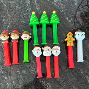 Christmas Themed PEZ Dispensers Set